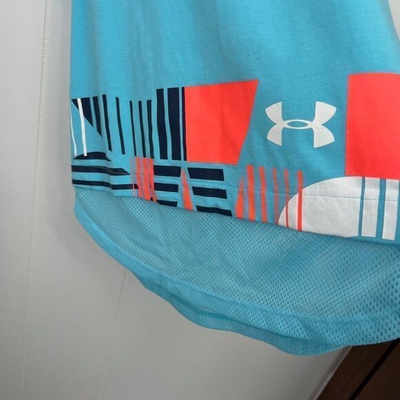 girls Blue Under Armour Tank Top size small - Picture 3 of 4